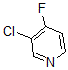 结构式 CAS# 883107-69-5, 3-氯-4-氟-吡啶