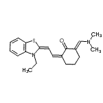 CAS#: 88340-50-5， (2E,6Z)-2-[(Dimethylamino)methylene]-6-[(2E)-2-(3-ethyl-1,3-benzothiazol-2(3H)-ylidene)ethylidene]cyclohexanone
