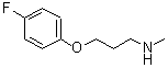结构式 CAS# 883542-69-6, 3-(4-氟苯氧基)-N-甲基-1-丙胺
