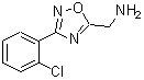 结构式 CAS# 883548-05-8, 1-[3-(2-氯苯基)-1,2,4-恶二唑-5-基]甲胺