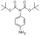 结构式 CAS# 883554-90-3, N,N-二-叔丁氧羰基-苯-1,4-二胺