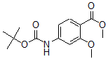 CAS#: 883555-08-6， 4-[[(1,1-Dimethylethoxy)Carbonyl]Amino]-2-Methoxy-Benzoic Acid Methyl Ester