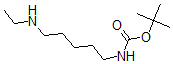 structure of CAS# 883555-11-1, N-[5-(Ethylamino)Pentyl]-Carbamicacid 1,1-Dimethylethyl Ester;TERT-BUTYL 5-(ETHYLAMINO)PENTYLCARBAMATE