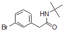 structure of CAS# 883801-90-9, 3-Bromo-N-(1,1-Dimethylethyl)-Benzeneacetamide;2-(3-Bromophenyl)-N-Tert-Butylacetamide 98%;2-(3-Bromophenyl)-N-Tert-Butylacetamide;2-(3-BROMOPHENYL)-N-T-BUTYLACETAMIDE