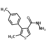 CAS#: 884497-35-2， 5-Methyl-4-(4-methylphenyl)-3-thiophenecarbohydrazide