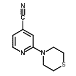 CAS#: 884507-30-6， 2-(4-Thiomorpholinyl)isonicotinonitrile