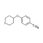 CAS#: 884507-34-0， 4-(Tetrahydro-2H-pyran-4-yloxy)benzonitrile