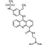 CAS#: 88476-68-0， N-[2-(Dimethylamino)ethyl]-9-({2-methoxy-4-[(methylsulfonyl)amino]phenyl}amino)-4-acridinecarboxamide