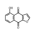 CAS#: 88497-92-1， 5-Hydroxynaphtho[2,3-b]furan-4,9-dione
