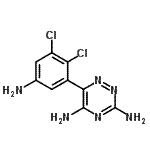 CAS#: 885230-03-5， 6-(5-Amino-2,3-dichlorophenyl)-1,2,4-triazine-3,5-diamine