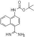 CAS#: 885270-07-5， 2-Methyl-2-propanyl (4-carbamimidoyl-1-naphthyl)carbamate