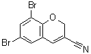 CAS#: 885271-32-9， 6,8-Dibromo-2H-chromene-3-carbonitrile
