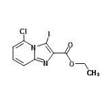 CAS#: 885271-45-4， Ethyl 5-chloro-3-iodoimidazo[1,2-a]pyridine-2-carboxylate