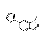 CAS#: 885271-95-4， 6-(2-Furyl)-1H-indazole
