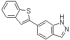 CAS#: 885272-15-1， 6-(1-Benzothiophen-2-yl)-1H-indazole