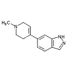 CAS#: 885272-32-2， 6-(1-Methyl-1,2,3,6-tetrahydro-4-pyridinyl)-1H-indazole