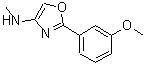 CAS#: 885273-17-6， 2-(3-Methoxyphenyl)-N-methyl-1,3-oxazol-4-amine