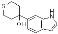 CAS#: 885273-18-7， 4-(1H-Indol-6-yl)tetrahydro-2H-thiopyran-4-ol