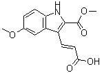 CAS#: 885273-71-2， (2E)-3-[5-Methoxy-2-(methoxycarbonyl)-1H-indol-3-yl]acrylic acid