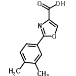 CAS#: 885273-82-5， 2-(3,4-Dimethylphenyl)-1,3-oxazole-4-carboxylic acid