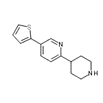 CAS#: 885274-71-5， 2-(4-Piperidinyl)-5-(2-thienyl)pyridine