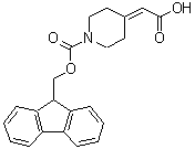 CAS#: 885274-82-8， {1-[(9H-Fluoren-9-ylmethoxy)carbonyl]-4-piperidinylidene}acetic acid