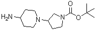 CAS#: 885274-87-3， 2-Methyl-2-propanyl 3-(4-amino-1-piperidinyl)-1-pyrrolidinecarboxylate