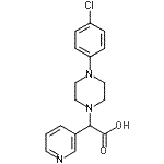 CAS#: 885276-88-0， [4-(4-Chlorophenyl)-1-piperazinyl](3-pyridinyl)acetic acid