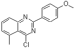 CAS#: 885277-29-2， 4-Chloro-2-(4-methoxyphenyl)-5-methylquinazoline