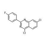 CAS 登录号：885277-41-8， 4,7-二氯-2-(4-氟苯基)喹唑啉
