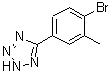 CAS#: 885278-34-2， 5-(4-Bromo-3-methylphenyl)-2H-tetrazole