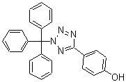 CAS#: 885278-37-5， 4-(2-Trityl-2H-tetrazol-5-yl)phenol