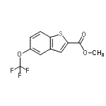 CAS#: 885279-16-3， Methyl 5-(trifluoromethoxy)-1-benzothiophene-2-carboxylate