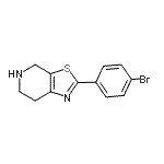 CAS#: 885279-61-8， 2-(4-Bromophenyl)-4,5,6,7-tetrahydro[1,3]thiazolo[5,4-c]pyridine