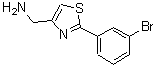 CAS#: 885279-93-6， 1-[2-(3-Bromophenyl)-1,3-thiazol-4-yl]methanamine