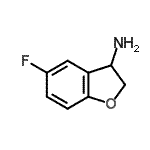 CAS#: 885280-83-1， 5-Fluoro-2,3-dihydro-1-benzofuran-3-amine