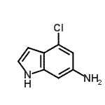 CAS#: 885520-22-9， 4-Chloro-1H-indol-6-amine