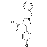 CAS#: 885959-10-4， 1-Benzyl-4-(4-chlorophenyl)-3-pyrrolidinecarboxylic acid