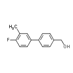CAS#: 885964-14-7， (4'-Fluoro-3'-methyl-4-biphenylyl)methanol