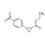 CAS#: 88612-90-2， Ethyl 2-(4-nitrophenyl)cyclopropanecarboxylate