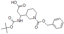CAS#: 886362-36-3， beta-[[(1,1-Dimethylethoxy)Carbonyl]Amino]-1-[(Phenylmethoxy)Carbonyl]-3-Piperidinepropanoic Acid