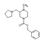 CAS#: 886363-00-4， Benzyl 4-methyl-3-(1-pyrrolidinylmethyl)-1-piperazinecarboxylate