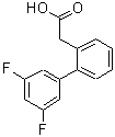 CAS#: 886363-23-1， (3',5'-Difluoro-2-biphenylyl)acetic acid