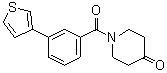 CAS#: 886363-42-4， 1-[3-(3-Thienyl)benzoyl]-4-piperidinone