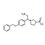 CAS#: 886363-97-9， 1-{2-Amino-1-[4-(benzyloxy)phenyl]ethyl}-3-pyrrolidinecarboxylic acid