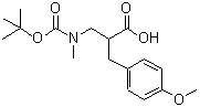 CAS#: 886364-75-6， 2-(4-Methoxybenzyl)-3-(methyl{[(2-methyl-2-propanyl)oxy]carbonyl}amino)propanoic acid