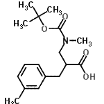 CAS#: 886364-81-4， 2-(3-Methylbenzyl)-3-(methyl{[(2-methyl-2-propanyl)oxy]carbonyl}amino)propanoic acid