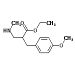 CAS 登录号:886366-05-8, 乙基2-(4-甲氧基苄基)-3-(甲基氨基)丙酸酯