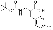 CAS#: 886366-43-4， 2-(4-Chlorobenzyl)-3-({[(2-methyl-2-propanyl)oxy]carbonyl}amino)propanoic acid