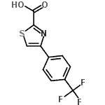 CAS#: 886366-98-9， 4-[4-(Trifluoromethyl)phenyl]-1,3-thiazole-2-carboxylic acid